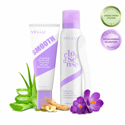 VELLU™ Pain-Free Hair Removal Cream/Spray for Sensitive Skin