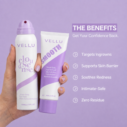 VELLU™ Pain-Free Hair Removal Cream/Spray for Sensitive Skin