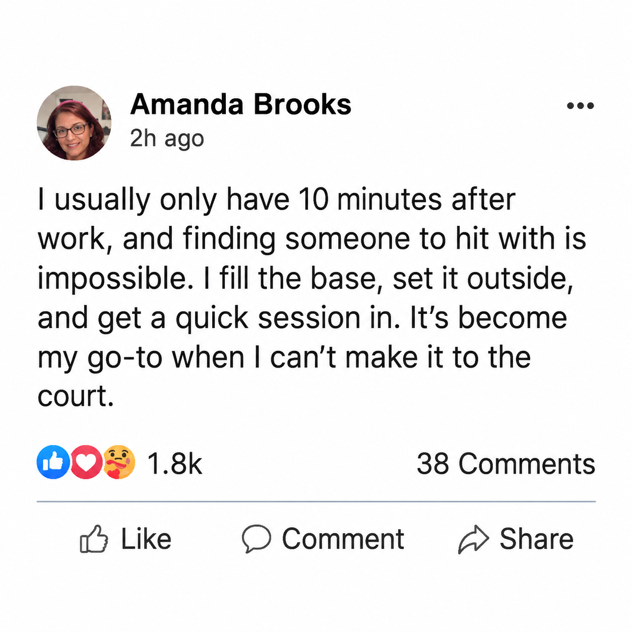 Customer review from Amanda Brooks