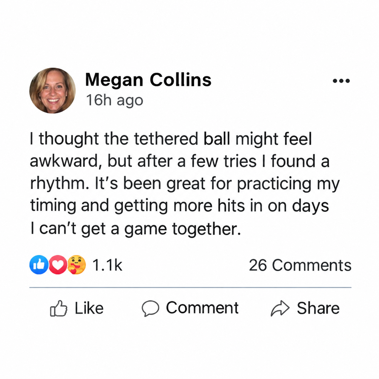 Customer review from Megan Collins