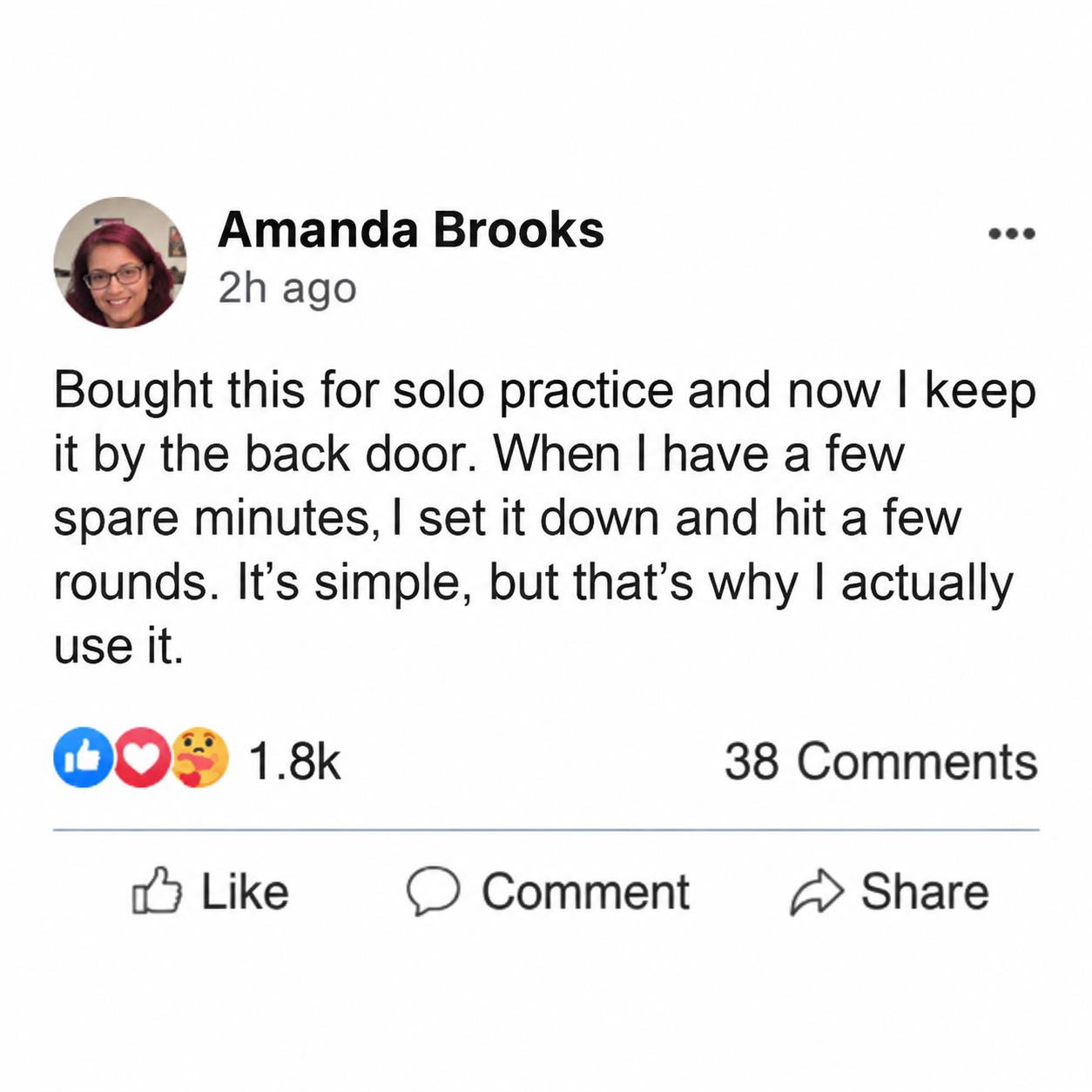 Customer review from Amanda Brooks